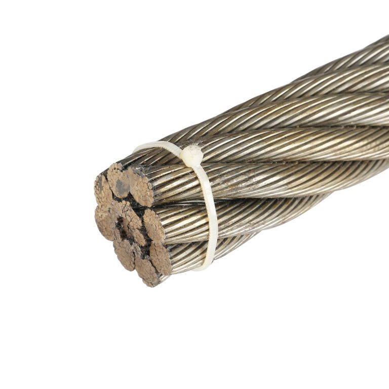 High tensile strength steel wire rope for heavy lifting