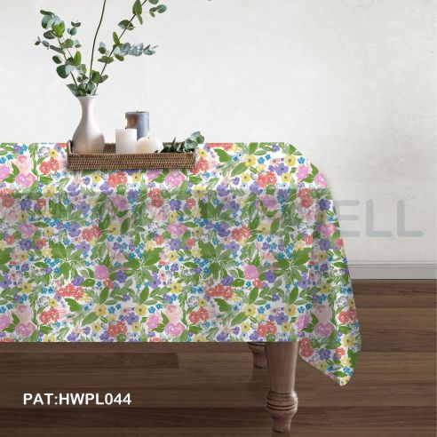 Printed PEVA Tablecloths, Water Repellent,Wipes Clean, Quick Dry