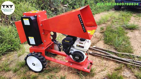 How to replace the hydraulic oil of the wood chopping machine?