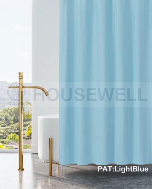 Printed PEVA Shower Curtain Liner, Wet cloth wipe, Non-toxic