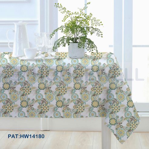 Printed Plastic Party Tablecloth, Easy maintenance, Eco-Friendly