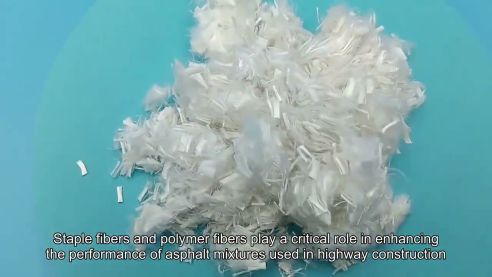 Polyester composite materials for roads for bridge pet fibers